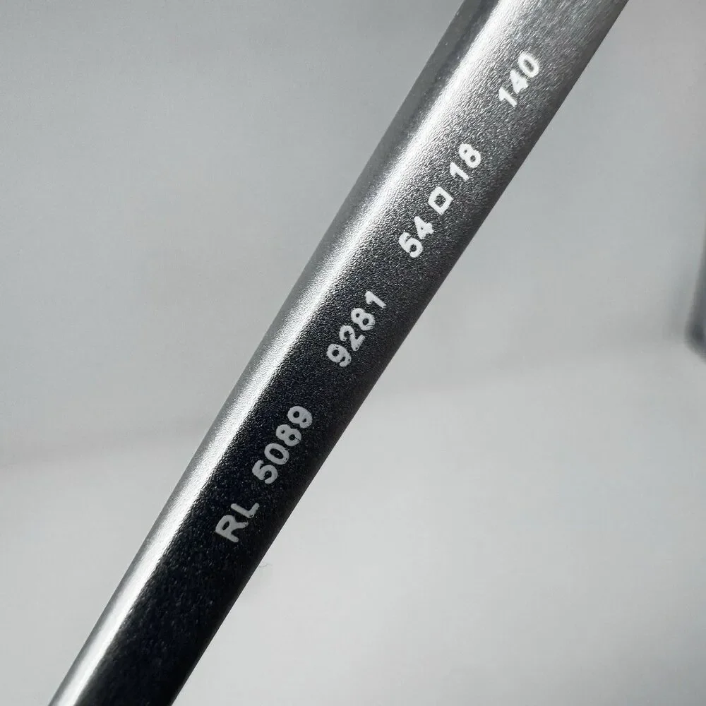 Ralph Lauren RL 5089 9281 Black Silver Metal Eyeglass Frames 54-18-140